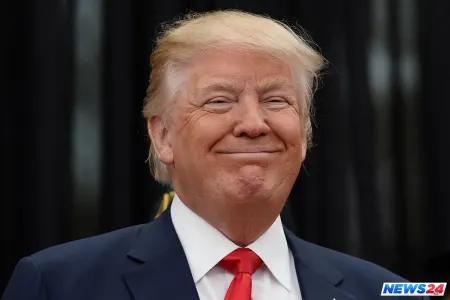 Tramp tamaşaçıya görə çıxışını dayandırdı