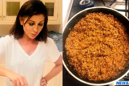 Mehriban Əliyeva "Qızardılmış Naxçıvan lavaşı ilə qiymə" bişirdi - FOTO