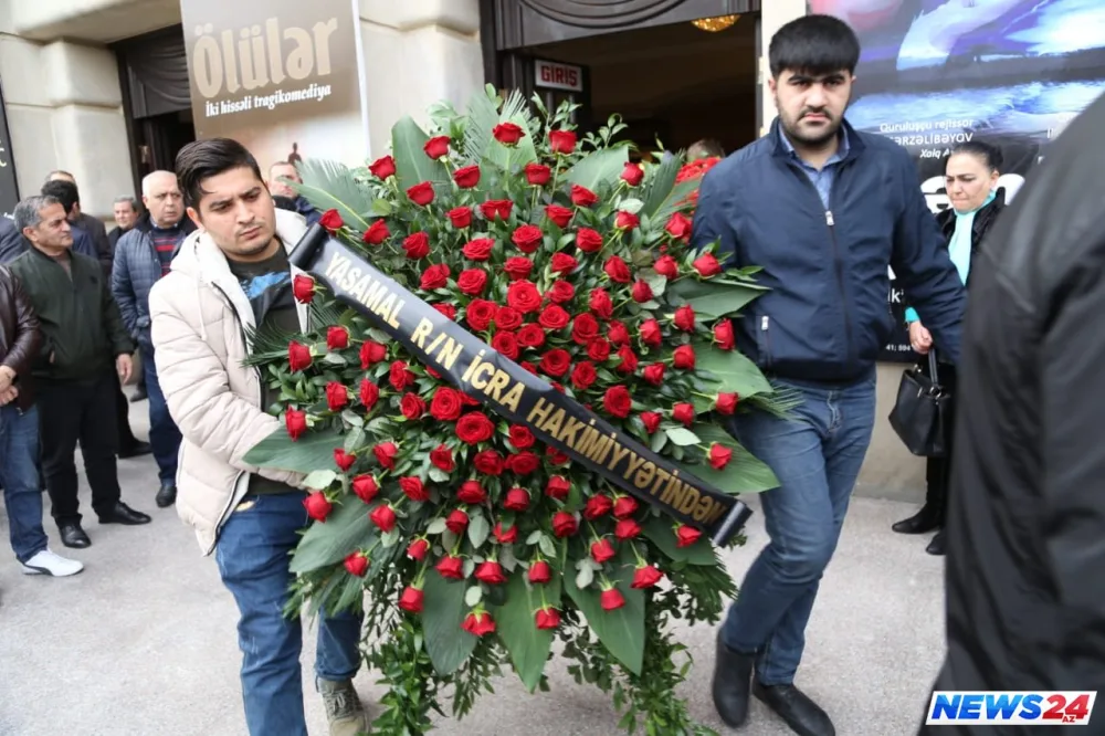 Xalq artisti Amaliya Pənahova dəfn edildi - FOTOLAR - VİDEO