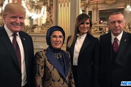 Ərdoğan Parisdə Trampla görüşdü