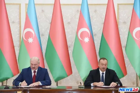 Azərbaycan-Belarus sənədləri imzalanıb
