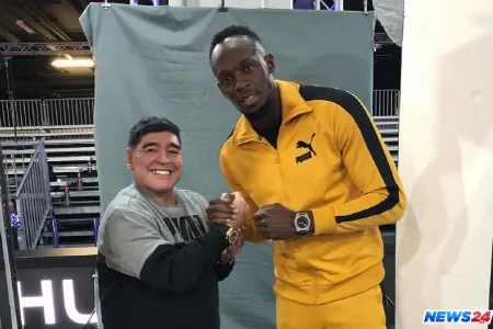 Useyn Bolt Maradonanın baş məşqçilik etdiyi komandada çıxış edə bilər