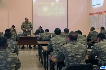 Hərbi hissələrdə psixoloji işə dəstək tədbirləri keçirilir