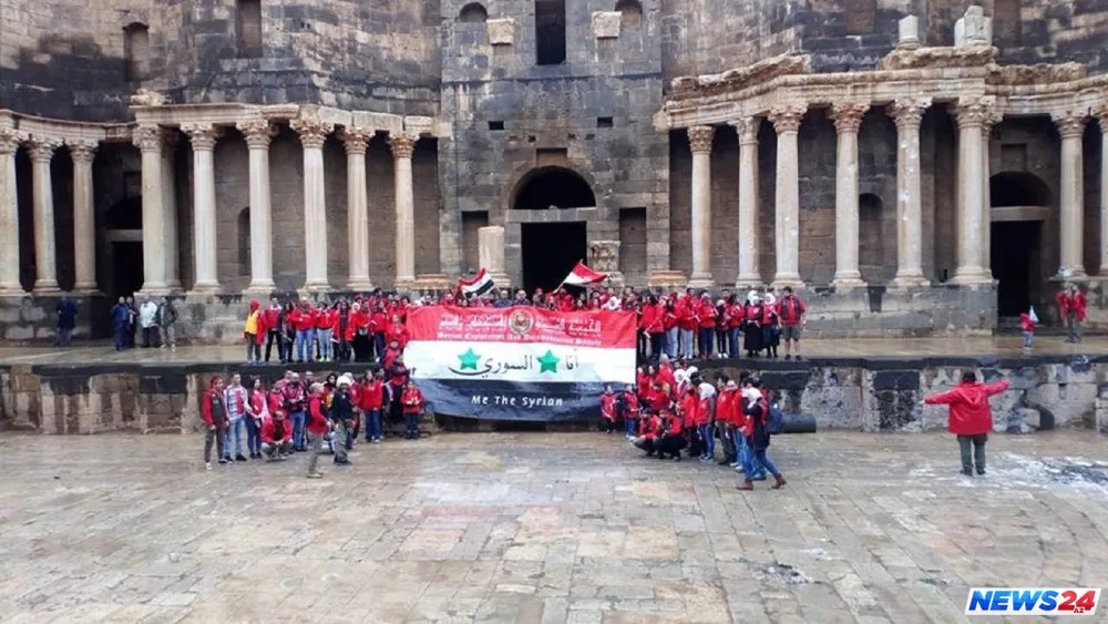 Suriyanın Busra antik teatrı 8 ildən sonra ziyarətçilərin üzünə açılıb - FOTOLAR