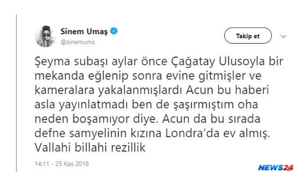 Acunu Cağatay Ulusoyla aldadıbmış - İDDİA - FOTO