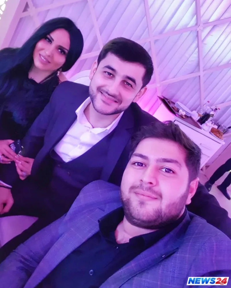 Azərbaycanlı müğənninin həyat yoldaşı toyunda mahnı oxudu - FOTOLAR - VİDEO