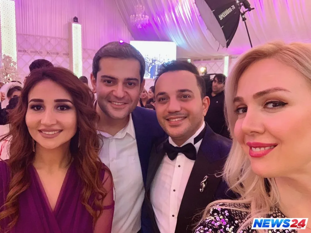 Azərbaycanlı müğənninin həyat yoldaşı toyunda mahnı oxudu - FOTOLAR - VİDEO