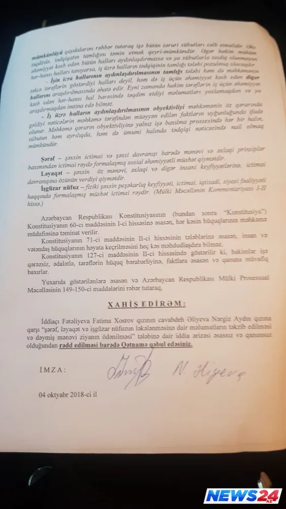 Fatimə Fətəliyeva: “Qarşı tərəfə sadəcə gülürəm” - FOTOLAR - VİDEO