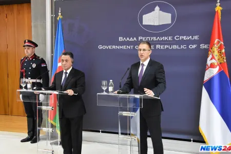 Ramil Usubov Serbiya prezidenti ilə görüşüb