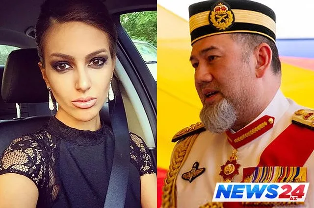 Gözəllik müsabiqəsinin qalibi Malayziya kralına ərə getdi - FOTOLAR