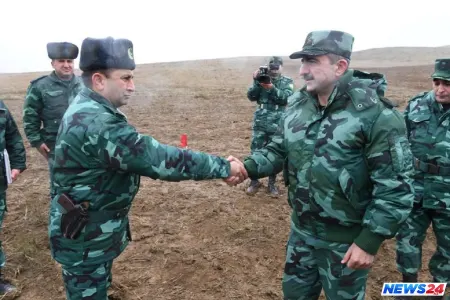 Azərbaycan sərhədini pozmağa cəhd edən silahlı şəxslər sərhədçilərə atəş açıb - FOTO