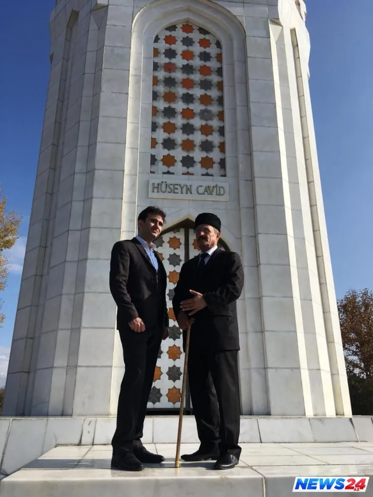 Hüseyn Cavidlə Mikayıl Müşfiqin görüşü səhnələşdirildi - FOTO - VİDEO