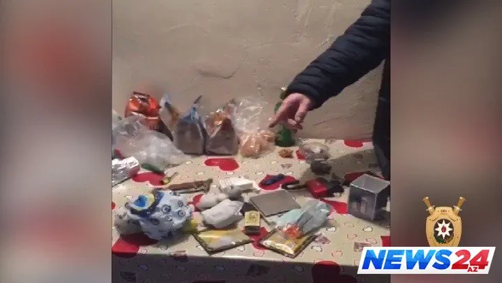 Cəlilabad sakini olan narkobaron və ona məxsus narkotik maddələri satan şəxs saxlanılıb - FOTOLAR