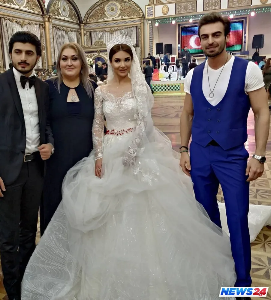 Azərbaycanlı məşhur cütlüyün toyundan - FOTOLAR - VİDEO