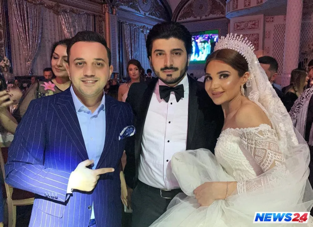 Azərbaycanlı məşhur cütlüyün toyundan - FOTOLAR - VİDEO