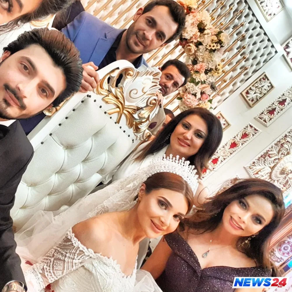 Azərbaycanlı məşhur cütlüyün toyundan - FOTOLAR - VİDEO