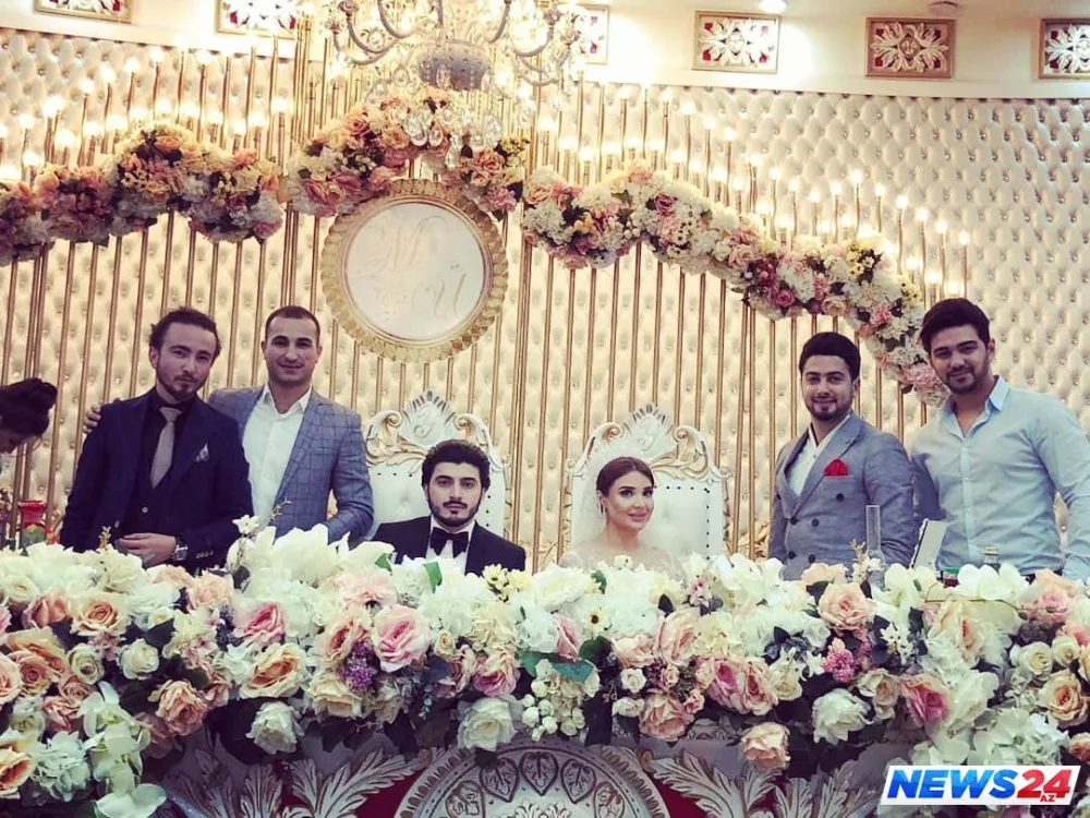 Azərbaycanlı məşhur cütlüyün toyundan - FOTOLAR - VİDEO