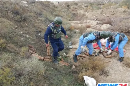 Sumqayıt etilen-polietilen zavodunda 25 mərmi aşkarlanıb