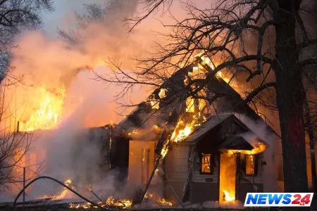 Ukraynada Azərbaycan vətəndaşı təhqirə görə erməni qonşusunun evini yandırıb