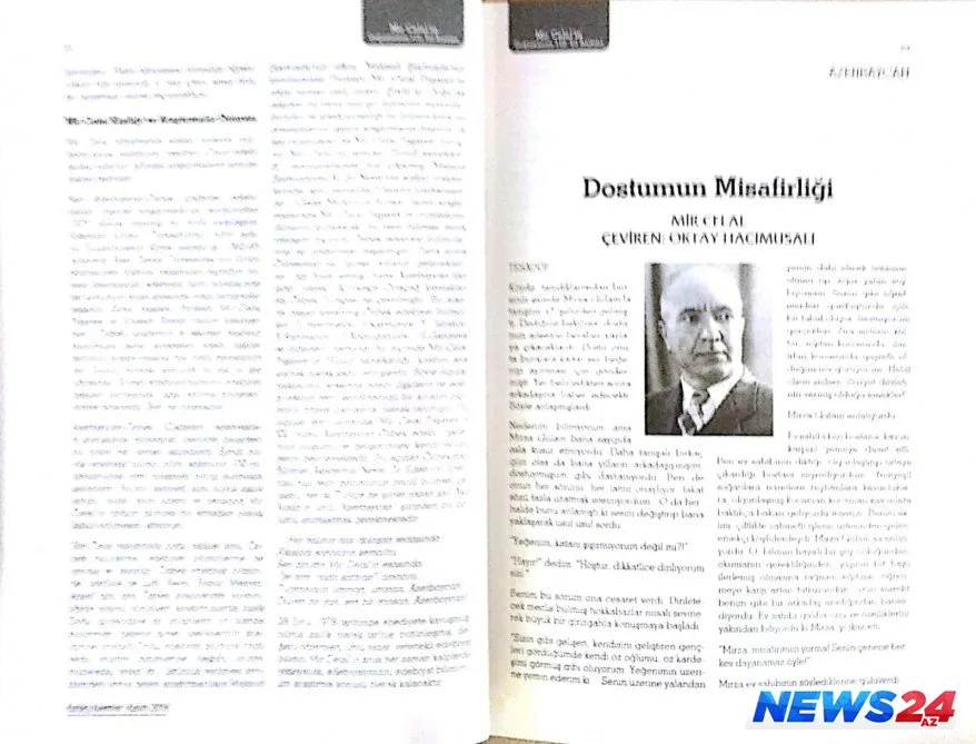 “Kardeş kalemler” jurnalı noyabr nömrəsini görkəmli yazıçı Mir Cəlal Paşayevin 110 illiyinə həsr edib - FOTOLAR