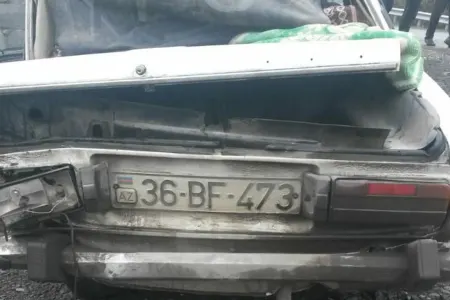 Oğuzda yol qəzası olub, 3 nəfər xəsarət alıb