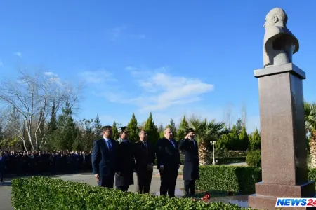 Laçından olan məcburi köçkünlər Heydər Əliyevin xatirəsini anıblar