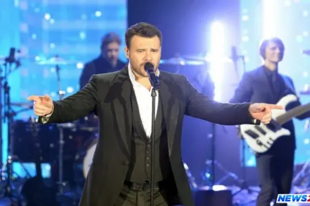 Leyla Əliyeva Emin Ağalarovun Heydər Əliyev Sarayında keçirilən konsert proqramında iştirak edib