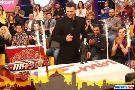 Emin Ağalarov "Maşın şou"da VİDEO