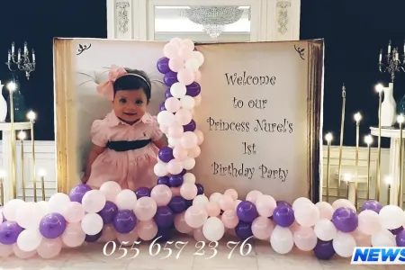 Nazpəri Dostəliyeva nəvəsinə ad günü keçirdi - VİDEO