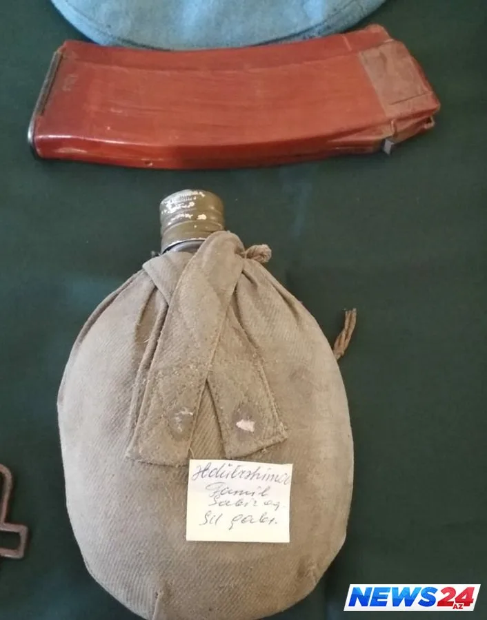 Şəhidlərimizin bədənindən çıxarılan qan ləkəli qəlpə və güllələr - VİDEOREPORTAJ