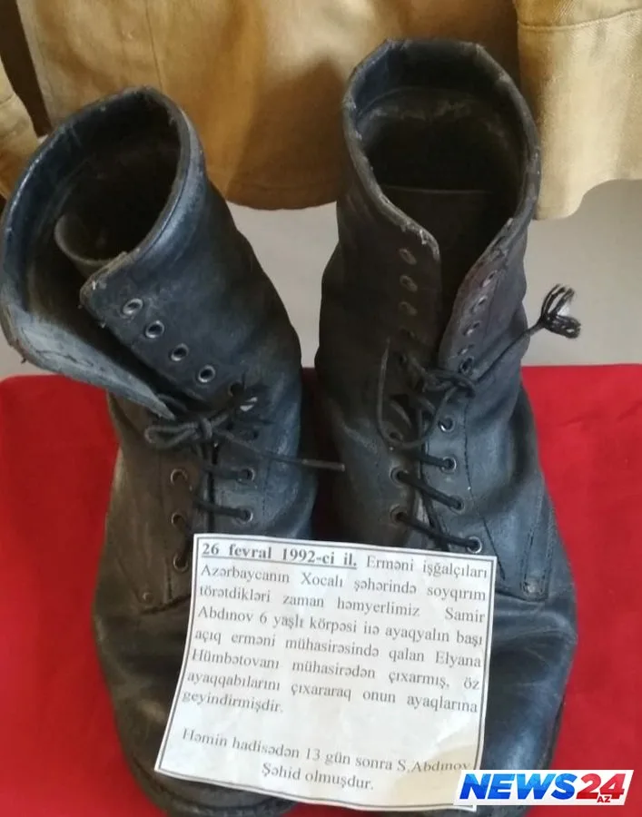 Şəhidlərimizin bədənindən çıxarılan qan ləkəli qəlpə və güllələr - VİDEOREPORTAJ