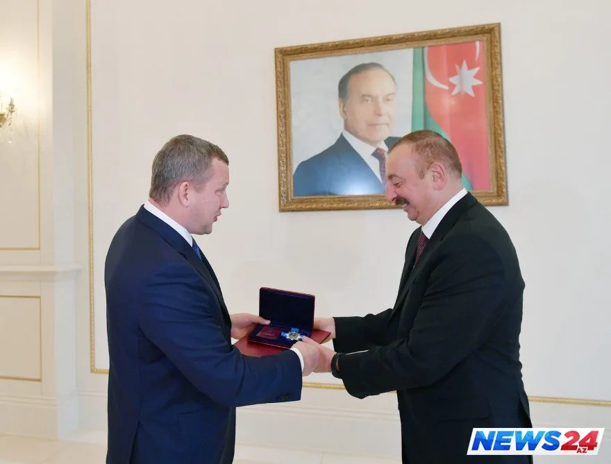 Prezident İlham Əliyev Rusiyanın Həştərxan vilayətinin nümayəndə heyətini qəbul edib - FOTO