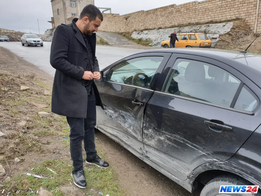 Tanınmış teleaparıcı qəza keçirdi - FOTO