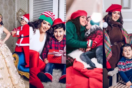 Fatimə və oğlundan Yeni il ab-havalı - FOTOSESSİYA