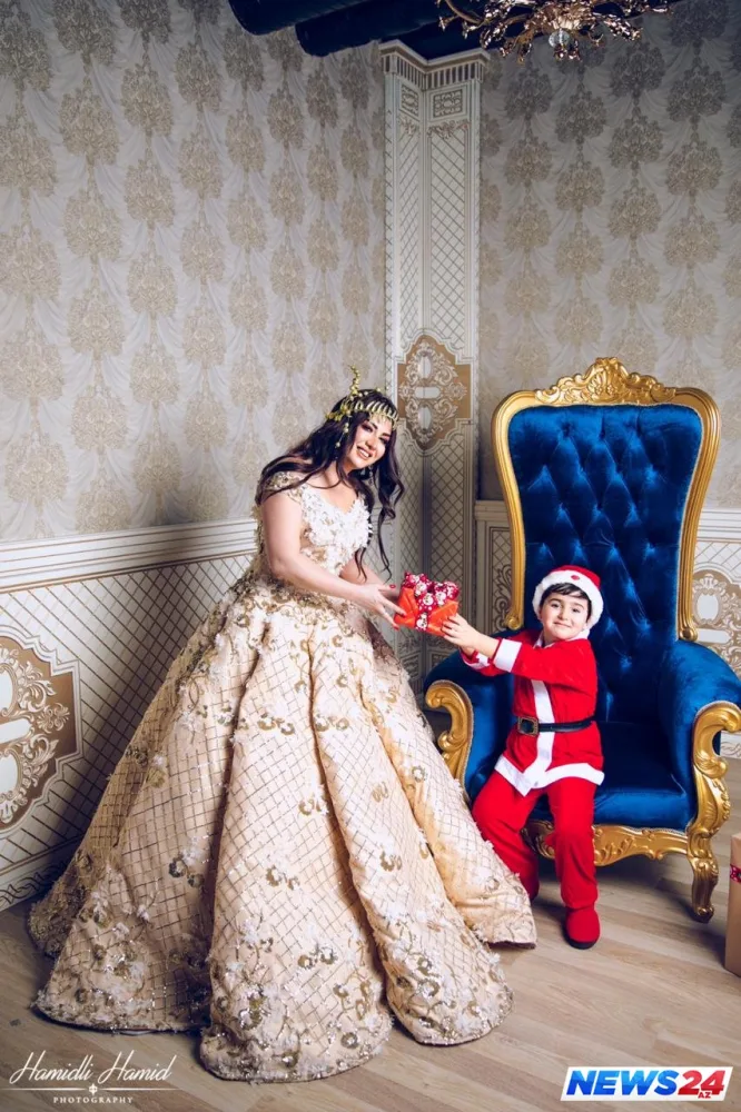 Fatimə və oğlundan Yeni il ab-havalı - FOTOSESSİYA