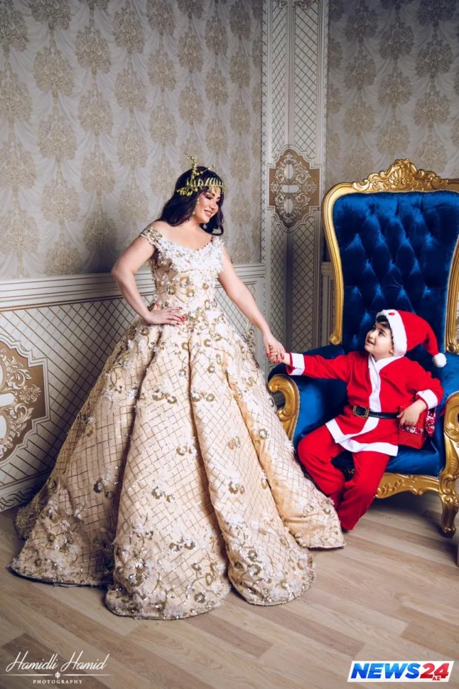 Fatimə və oğlundan Yeni il ab-havalı - FOTOSESSİYA