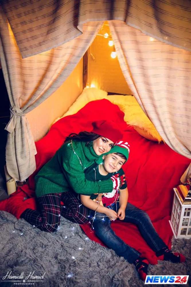 Fatimə və oğlundan Yeni il ab-havalı - FOTOSESSİYA