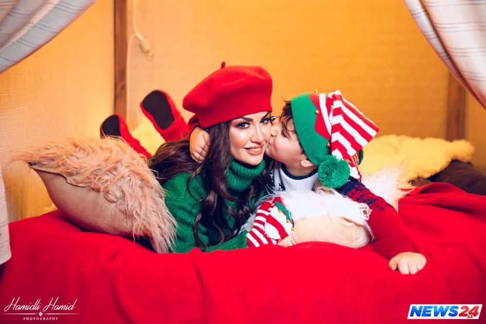 Fatimə və oğlundan Yeni il ab-havalı - FOTOSESSİYA