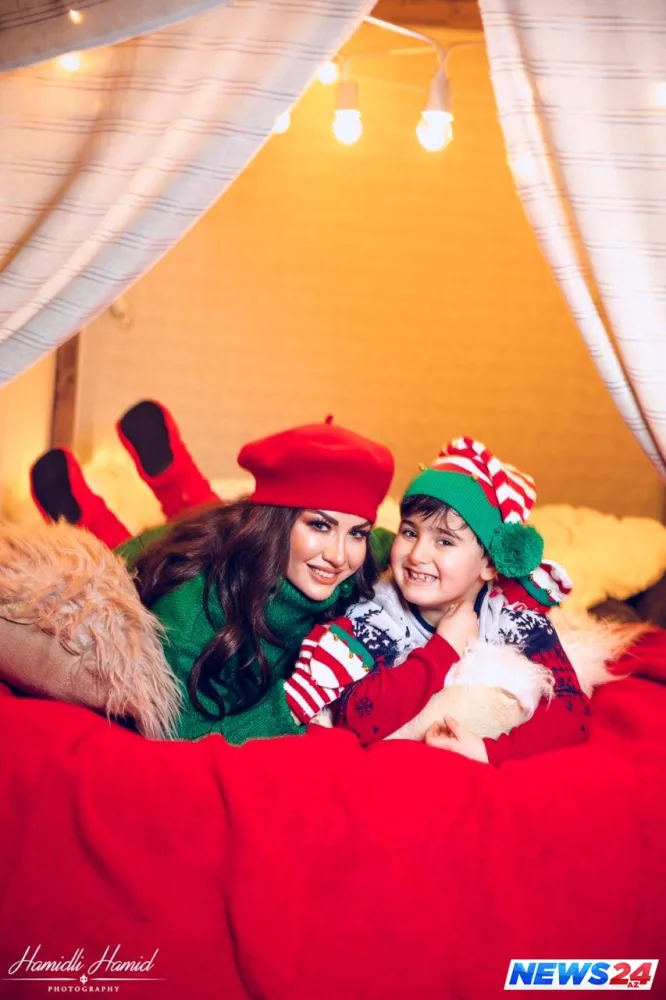 Fatimə və oğlundan Yeni il ab-havalı - FOTOSESSİYA