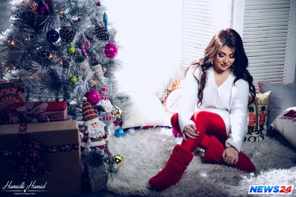 Fatimə və oğlundan Yeni il ab-havalı - FOTOSESSİYA