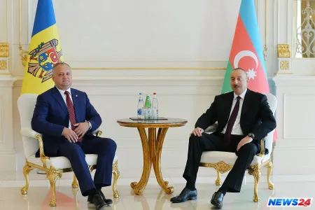 Moldovanın dövlət başçısı Prezident İlham Əliyevi təbrik edib