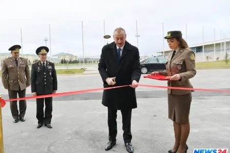 Prezident FHN-in idman-sağlamlıq klubunun açılışında iştirak edib