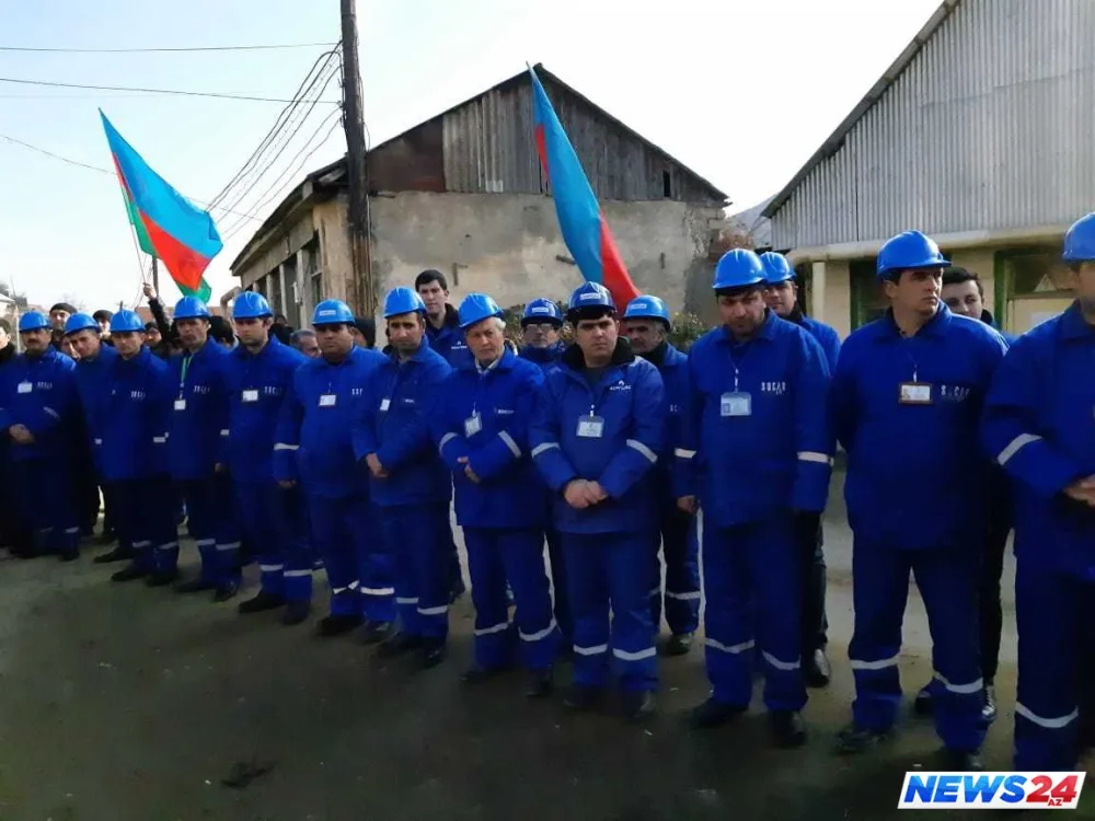 Göygölün Çaykənd kəndinə təbii qaz verilib - FOTO