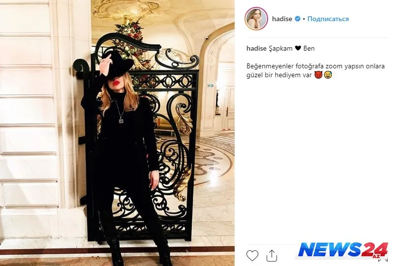 Hadisə onu bəyənməyənlərə orta barmağını göstərdi - FOTO