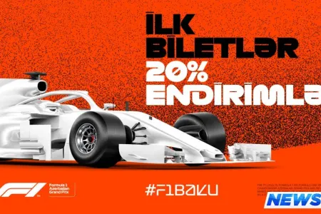 Formula 1 Azərbaycan Qran Prisinin biletl'ri satışda