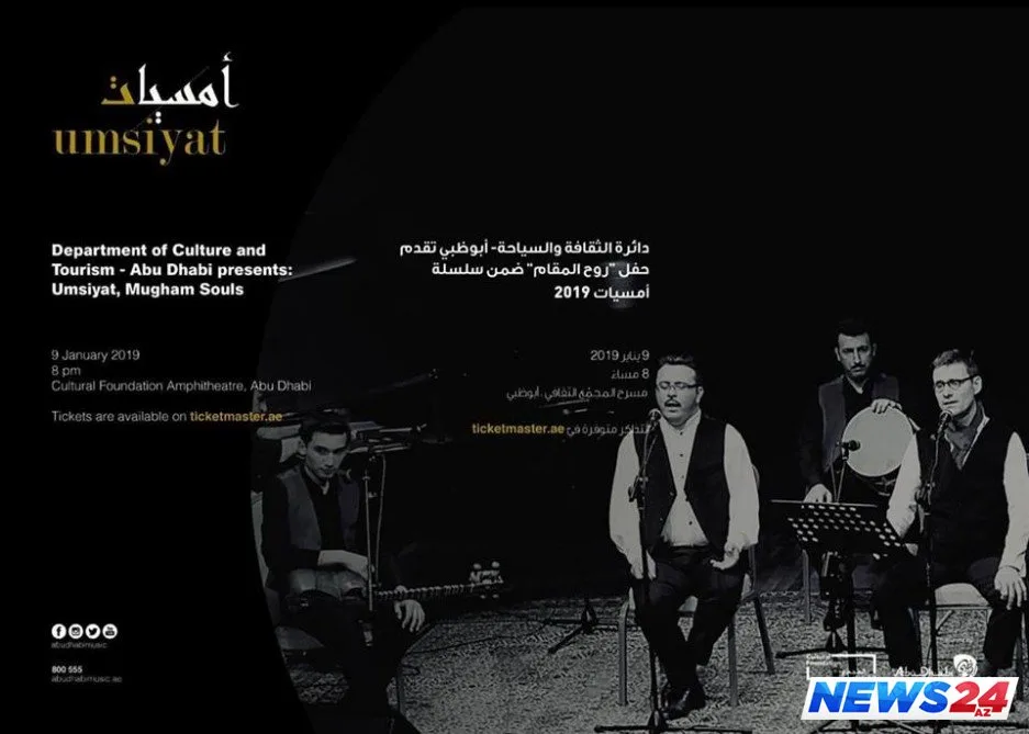 Əməkdar artist Abu-Dabidə konsert verib - FOTO