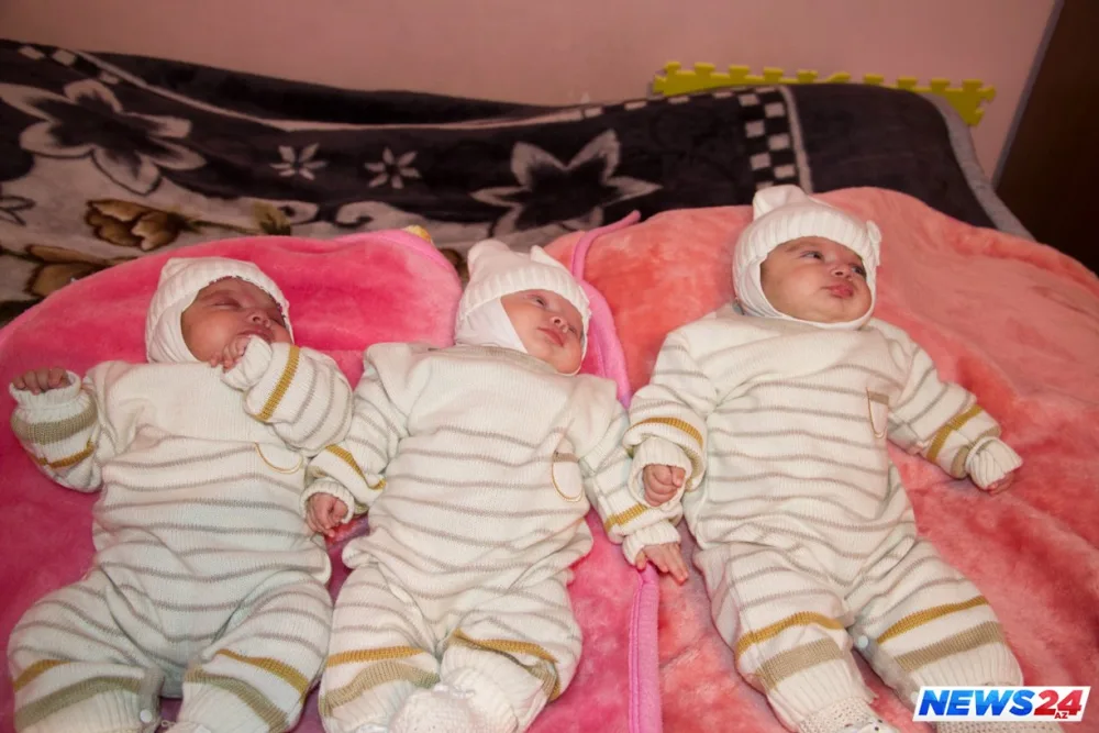 Bakıda üçəmlər dünyaya gəldi – Mehriban, Leyla və Arzu – FOTO-VİDEO