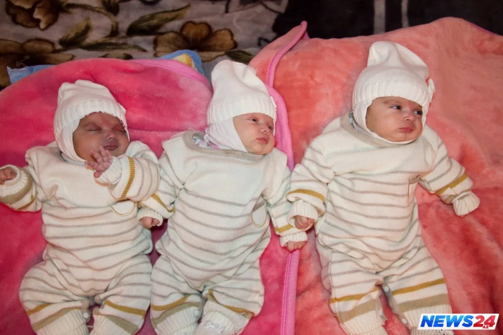 Bakıda üçəmlər dünyaya gəldi – Mehriban, Leyla və Arzu – FOTO-VİDEO