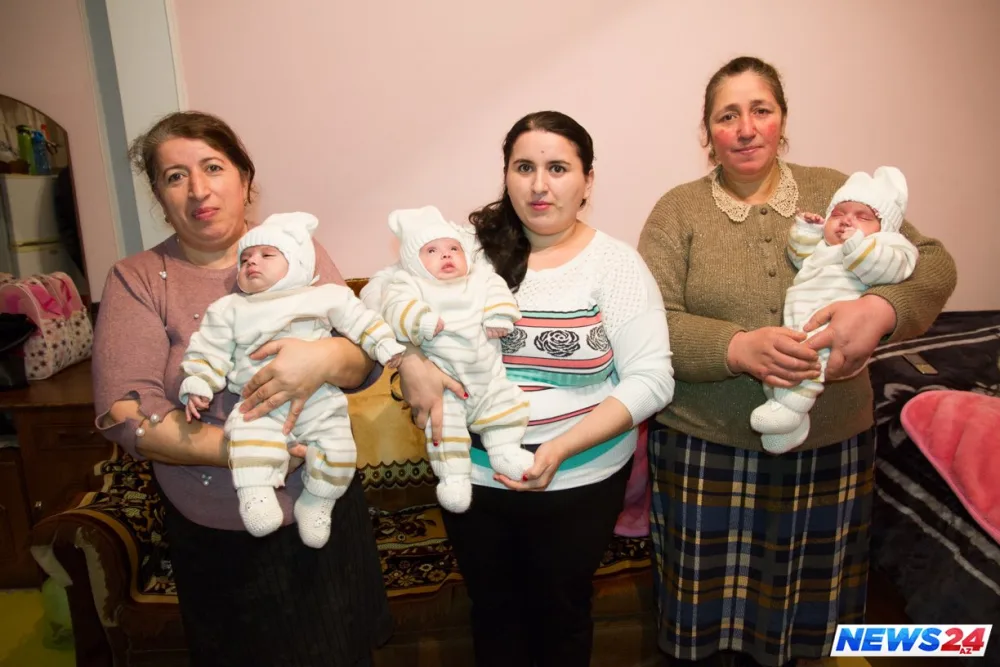 Bakıda üçəmlər dünyaya gəldi – Mehriban, Leyla və Arzu – FOTO-VİDEO