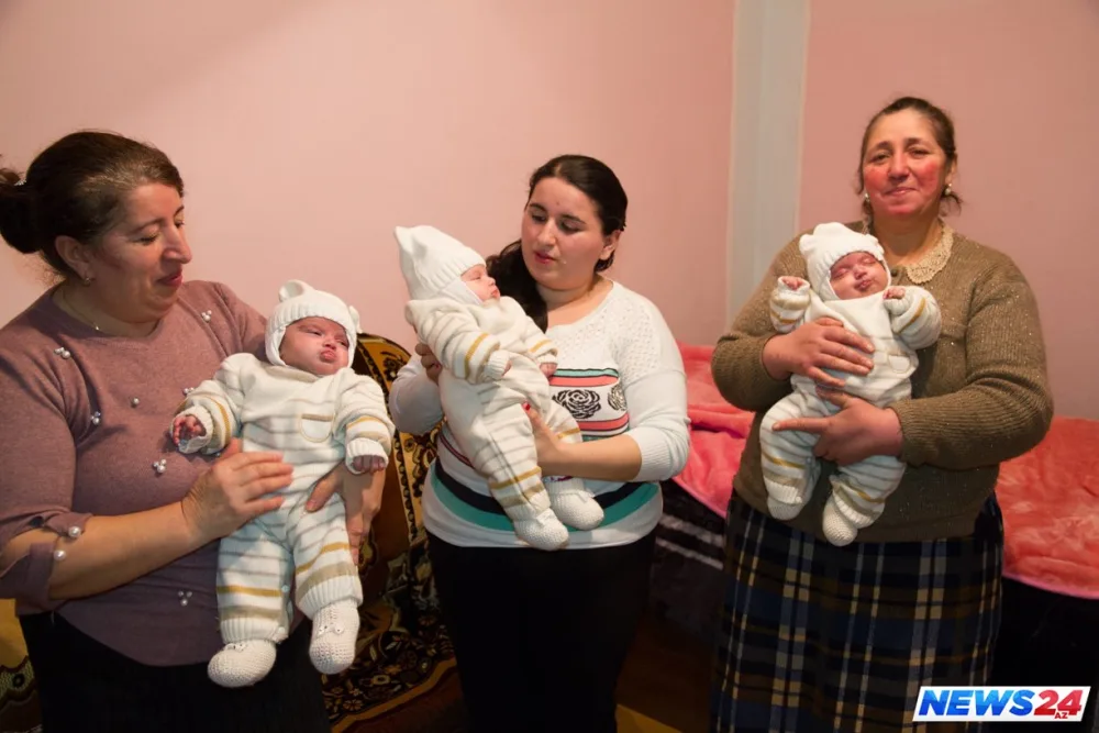 Bakıda üçəmlər dünyaya gəldi – Mehriban, Leyla və Arzu – FOTO-VİDEO